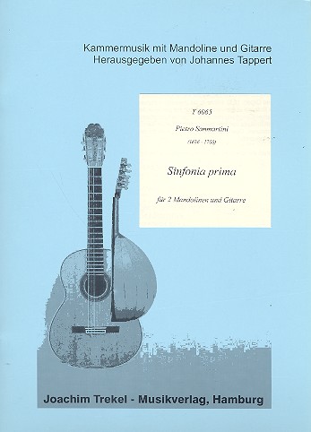 Sinfonie Nr. 1 für 2 Mandolinen und Gitarre