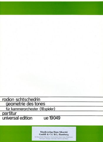Geometrie des Tones für Kammerorchester
