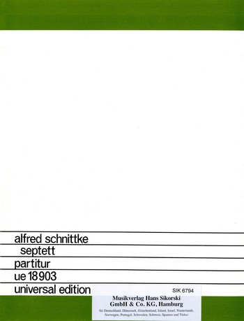 Septett für Cembalo, Flöte, 2 Klarinetten,