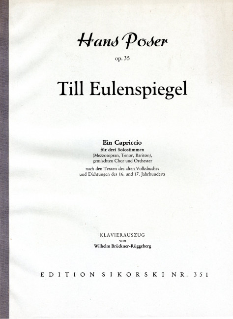 Till Eulenspiegel für 3 Solostimmen,