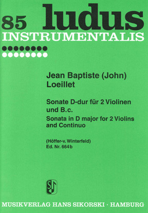 Sonate Für 2 Violinen und Bc