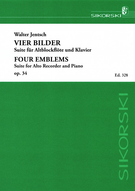4 Bilder für  Alt-Blockflöte und Klavier für