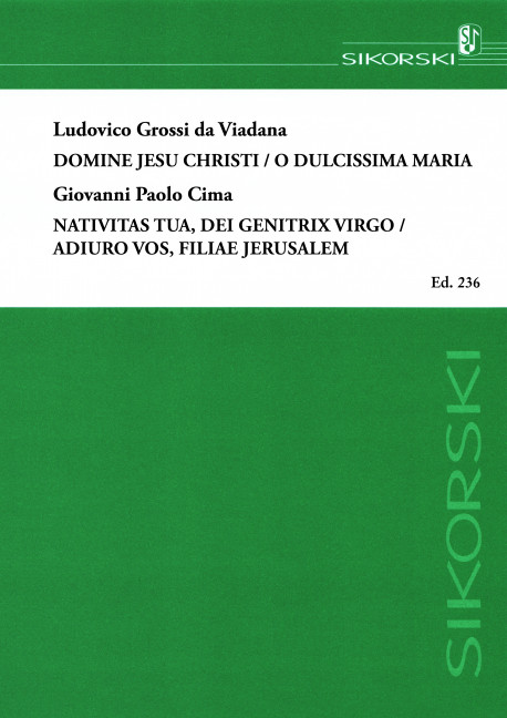 4 geistliche Konzerte für hohe Stimme und Bc