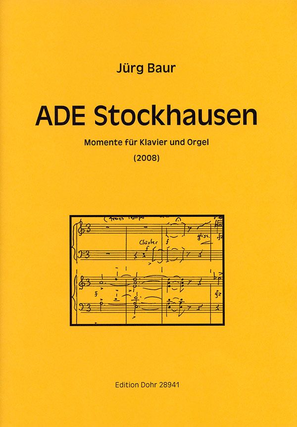 Ade Stockhausen für Klavier und Orgel