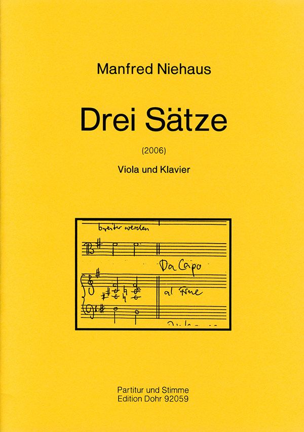 3 Sätze für Viola und Klavier (2006)