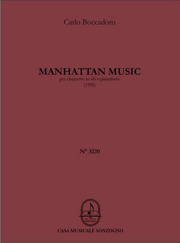Manhattan Music für Klarinette und Klavier