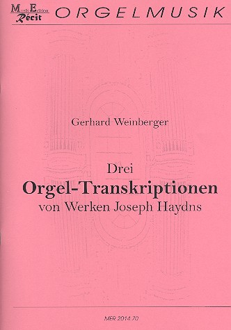 3 Orgel -Transkriptionen von Werken von Joseph Haydn