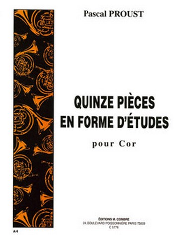 15 Pièces en forme d'études