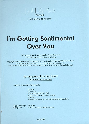 I'm getting sentimental over You: