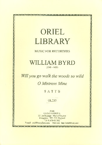 Will you go walk   and  O Mistress Mine