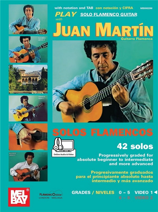 Play solo Flamenco Guitar with Juan Martin vol.1 (+Online Audio)