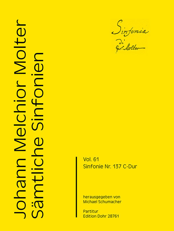 Sämtliche Sinfonien Band 61 - Sinfonie C-Dur Nr.137