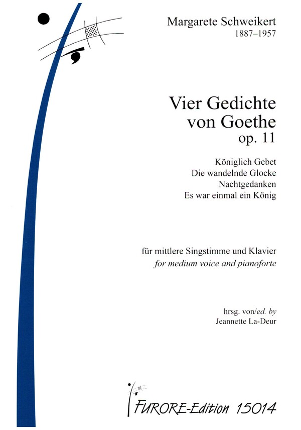 4 Gedichte von Goethe op.11