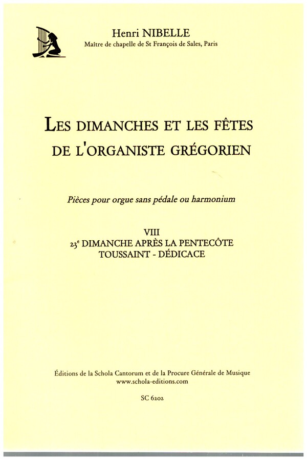 Les dimanches et les fêtes de l'organiste grégorien vol.8