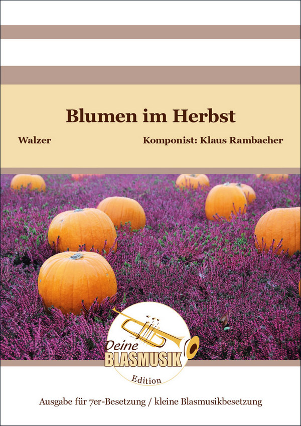 Blumen im Herbst