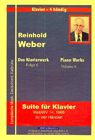 Suite WebWV14 für Klavier