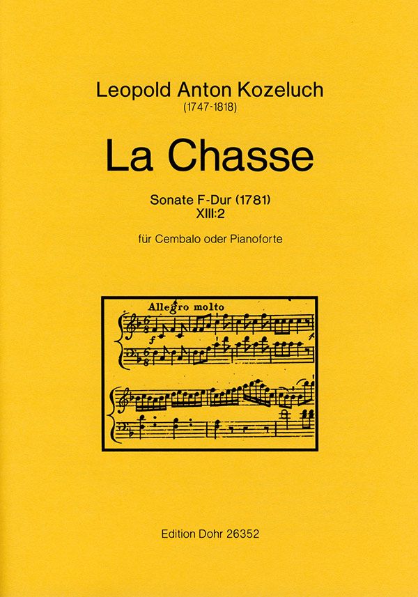 La Chasse für Cembalo (Klavier)