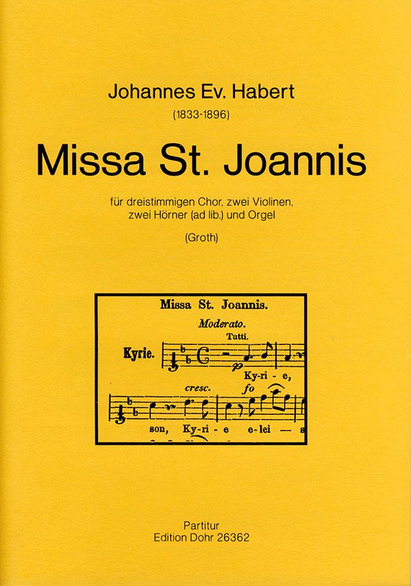 Missa St. Joannis für gem Chor,