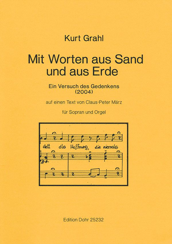 Mit Worten uas Sand und aus Erde