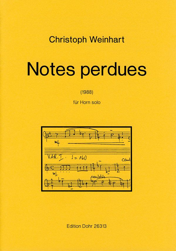 Notes perdues für Horn