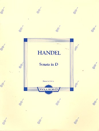 Sonate D-Dur für Viola und Klavier