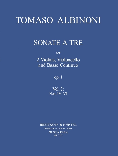 Sonate a tre op.1 Band 2 (Nr.4-6)