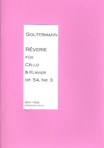 Reverie op.54,3 für Violoncello