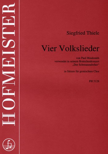 4 Volkslieder von Paul Hindemith