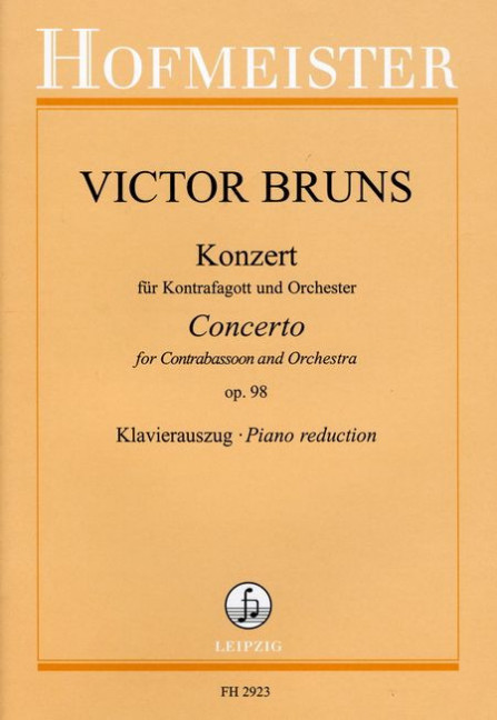 Konzert op.98 für Kontrafagott und Orchester