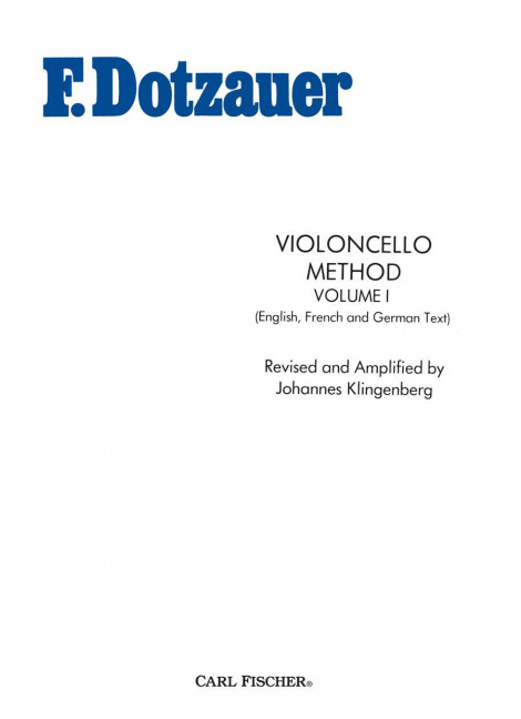 Violoncello Method vol.1