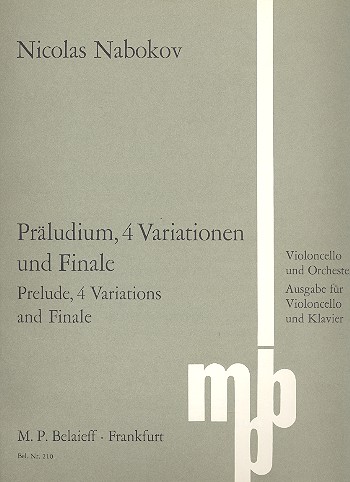 Präludium 4 Variationen und Finale