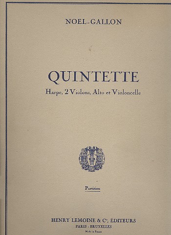 Quintette pour harpe,