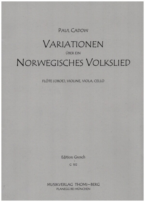 Variationen über ein norwegisches Volkslied