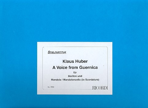 A Voice from Guernica für Bariton und