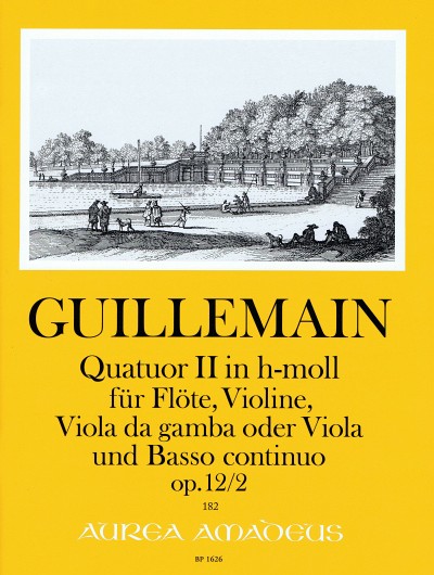 Quatuor h-Moll Nr.2 op.12,2 für Flöte, Violine,