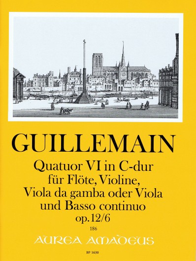 Quatuor C-Dur Nr.6 op.12,6 für Flöte,