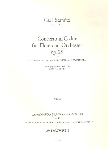 Konzert G-Dur op.29 Flöte und Orchester