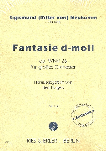 Fantasie d-Moll op.9 NV26 für großes