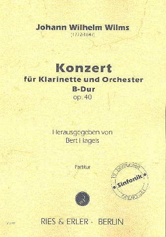 Konzert B-Dur op.40 für Klarinette und Orchester