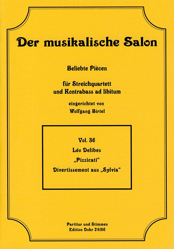 Pizzicati für Streichquartett und Kontrabass