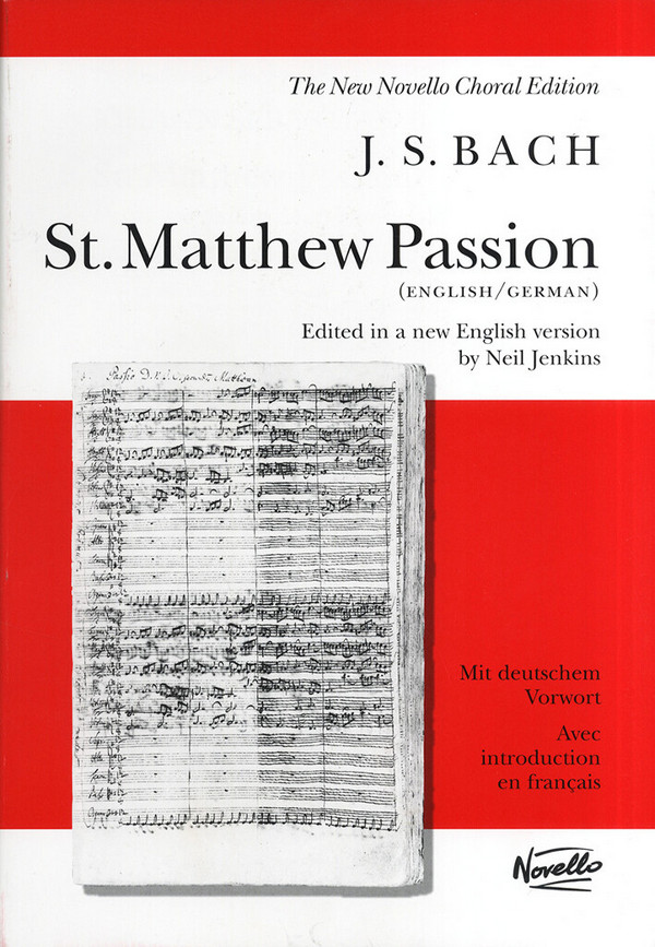 St. Matthew Passion Vocal Score (dt./en.)