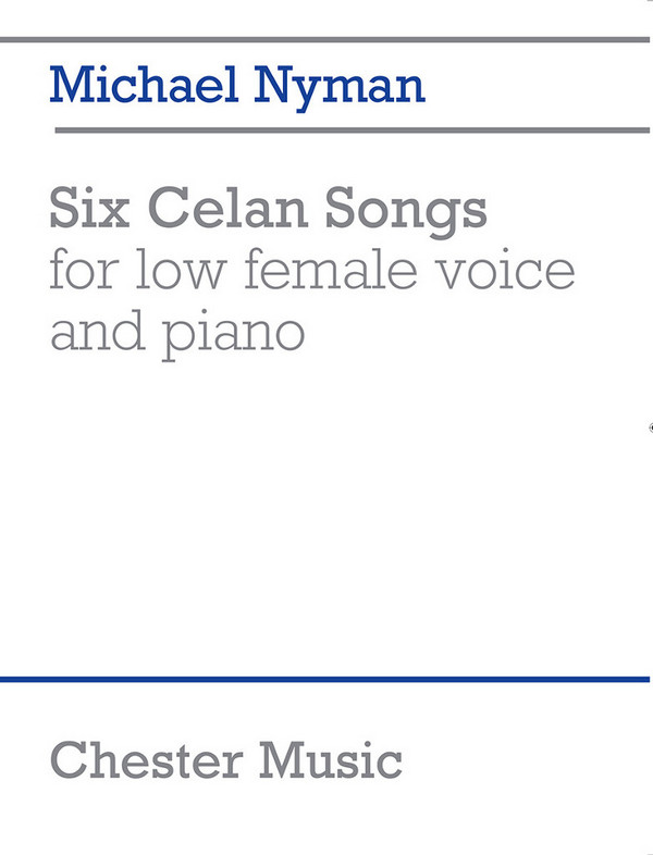6 Celan Songs for low female