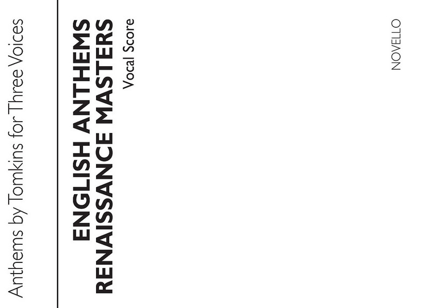 Renaissance Masters English Anthems