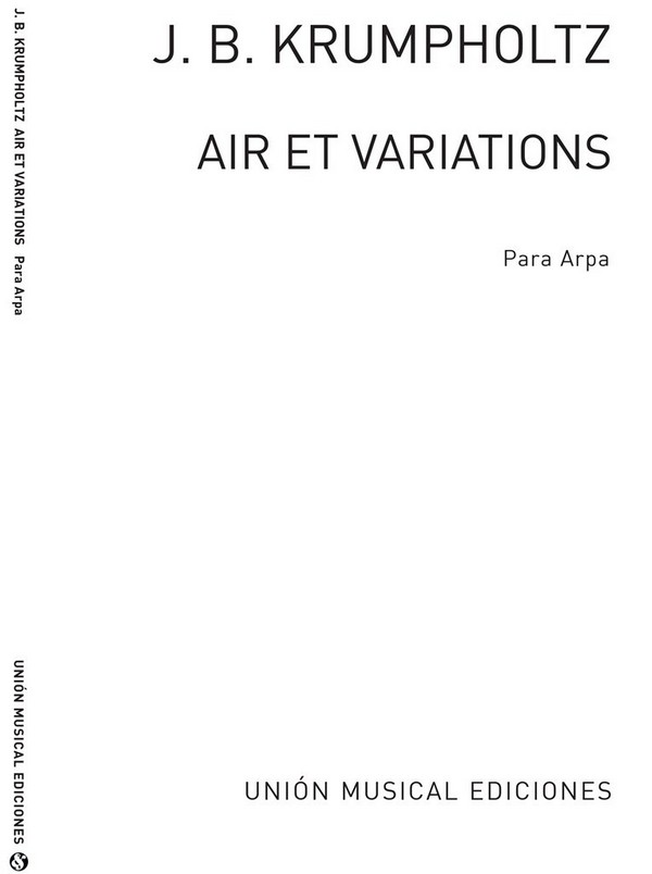 Air et Variations pour Harpe