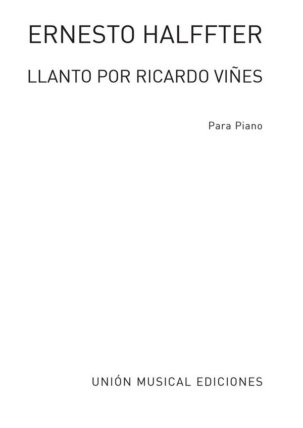Llanto por Ricardo Vines