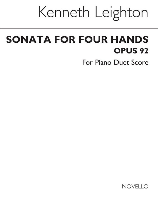 Sonata op.92 for piano 4 hands