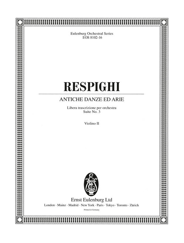 Antiche Danze ed Arie Nr.3