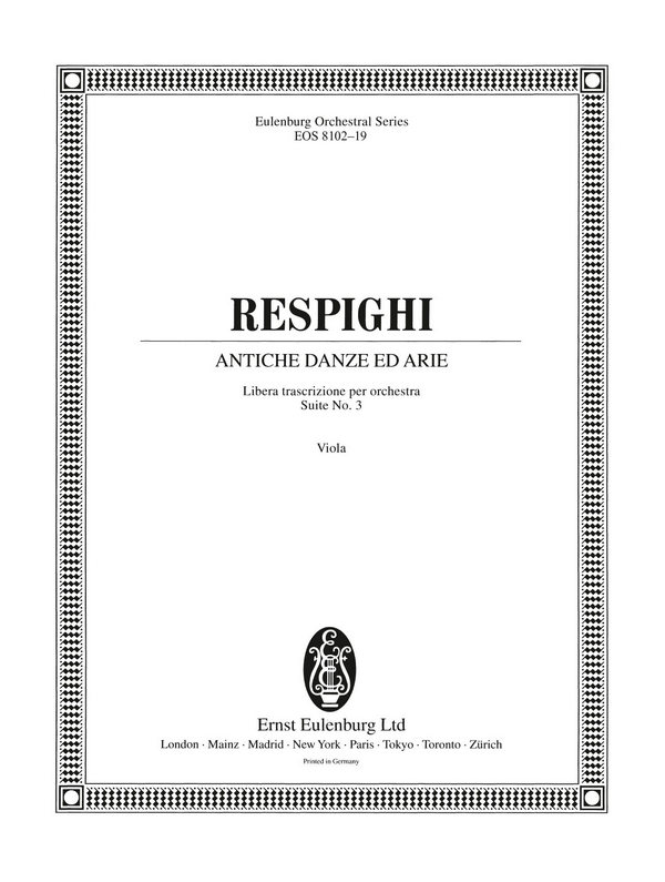 Antiche Danze ed Arie Nr.3