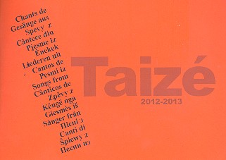 Chants de Taizé 2012-2013