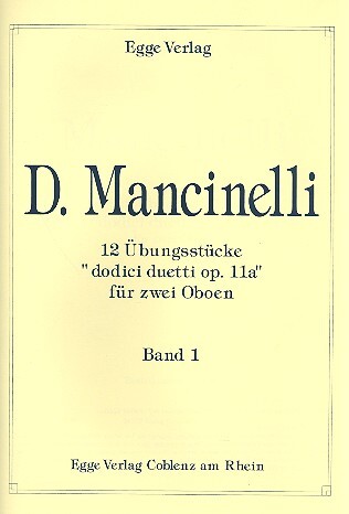 12 Übungsstücke op.11a Band 1